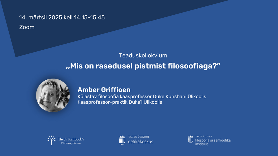 Amber Griffioeni loengu kuulutus